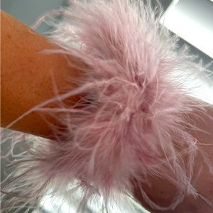 Set of 2 Devotionaluxe Rose Frather Slap Bracelets💜